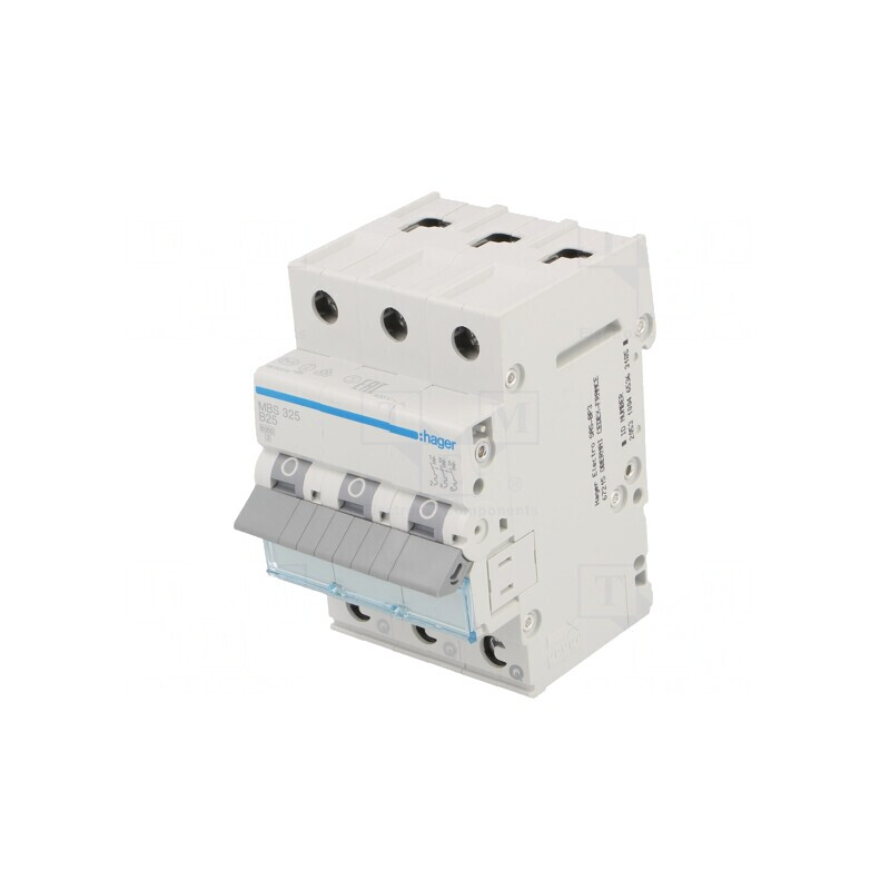Întrerupător de supracurent 25A 3P 6kA 230/400V | Electronic-mag.ro | Componente Electronice
