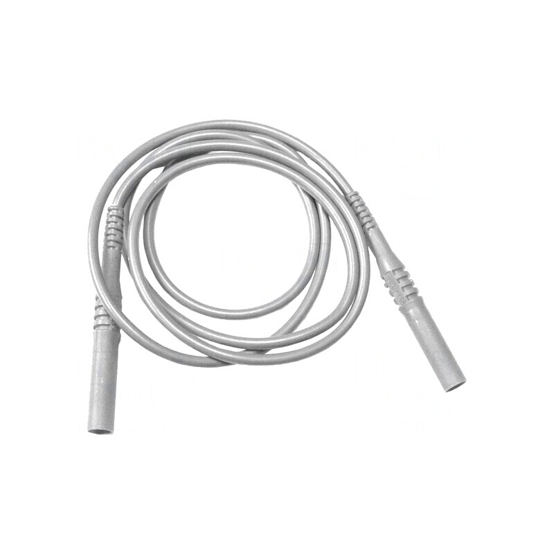 Cablu de măsurare 20A cu mufă banană 4 mm albă | Electronic-mag.ro | Componente Electronice