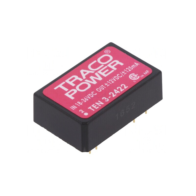 Convertor DC/DC 3W 18-36V la 12V/-12V | Electronic-mag.ro | Componente Electronice Convertor DC/DC 3W 18-36V la 12V/-12V | Electronic-mag.ro | Componente Electronice