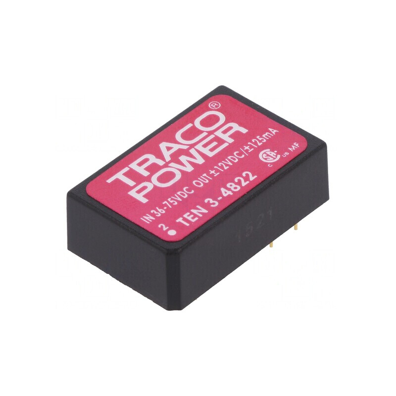 Convertor DC/DC 3W 36-72V la 12V/-12V | Electronic-mag.ro | Componente Electronice Convertor DC/DC 3W 36-72V la 12V/-12V | Electronic-mag.ro | Componente Electronice