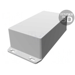 Carcasă Universală 82x153x50mm cu Lame de Fixare | Electronic-mag.ro | Componente Electronice