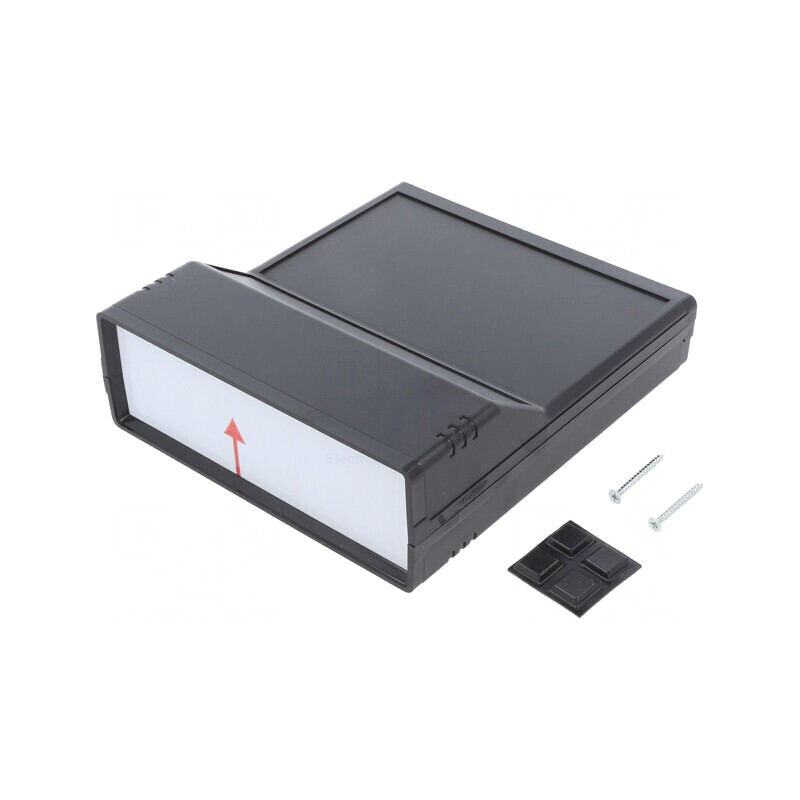 Carcasă Desktop Neagră ABS 154x173x54mm | Electronic-mag.ro | Componente Electronice