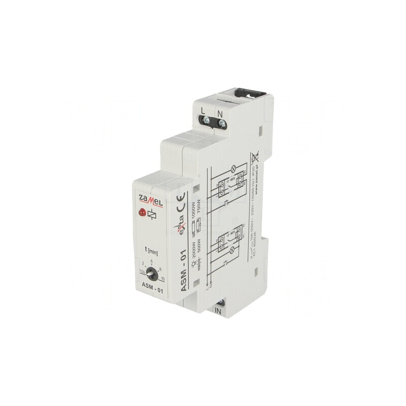 Automat de scară DIN 230VAC 16A ASM-01 | Electronic-mag.ro | Componente Electronice