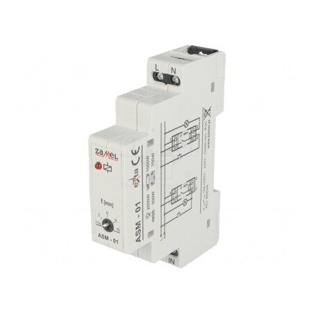 Automat de scară DIN 230VAC 16A ASM-01 | Electronic-mag.ro | Componente Electronice