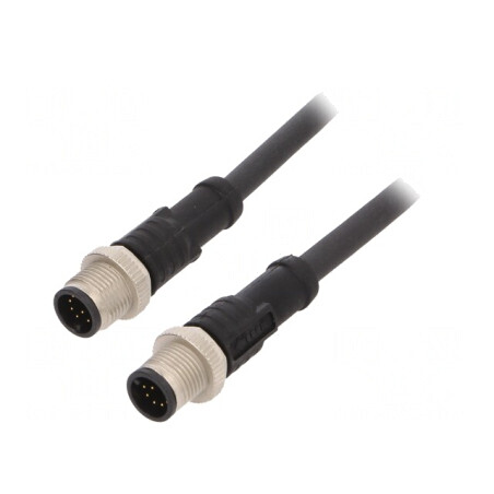 Cablu pentru senzori/automatizări M12-M12 1m | Electronic-mag.ro | Componente Electronice