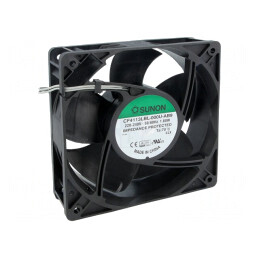 Ventilator: EC | axial | 230VAC | 120x120x38mm | 109,24m3/h | 31,4dBA | CF4113LBL-000U-AB9