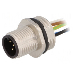 Soclu M12 PIN 5 tată DeviceNet/CANopen cabluri IP68 | Electronic-mag.ro | Componente Electronice