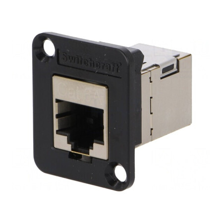 Adaptor RJ45 Ecranat Cat 6a | Electronic-mag.ro | Componente Electronice