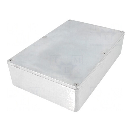 Carcasă Universală Aluminiu Naturală 222x146x55mm | Electronic-mag.ro | Componente Electronice