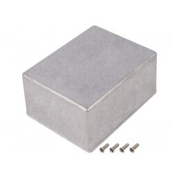 Carcasă Universală Aluminiu Naturală 89x114x55mm | Electronic-mag.ro | Componente Electronice