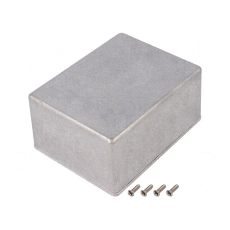 Carcasă Universală Aluminiu Naturală 89x114x55mm | Electronic-mag.ro | Componente Electronice