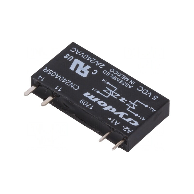 Releu semiconductor 3-12VDC 2A 24-280VAC THT SIP CN240A05R | Electronic-mag.ro | Componente Electronice Releu semiconductor 3-12VDC 2A 24-280VAC THT SIP CN240A05R | Electronic-mag.ro | Componente Electronice