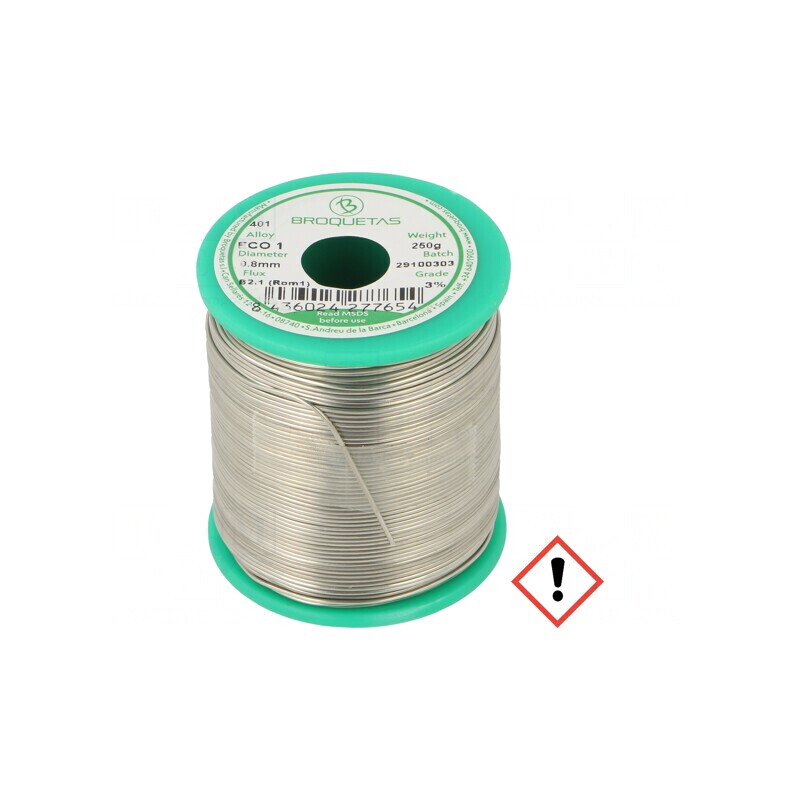 Sârmă de lipit fără plumb 0,8mm 0,25kg ECO 1 | Electronic-mag.ro | Componente Electronice Sârmă de lipit fără plumb 0,8mm 0,25kg ECO 1 | Electronic-mag.ro | Componente Electronice