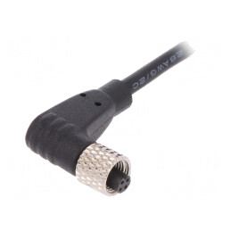 Mufă Mamă M5 4 PIN IP67 60V în Unghi | Electronic-mag.ro | Componente Electronice