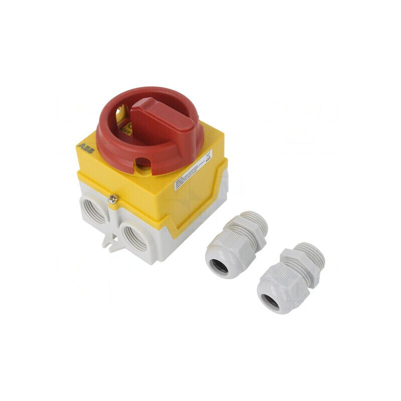 Comutator cu Came 20A 2 Poziții în Carcasă 3 Poli | Electronic-mag.ro | Componente Electronice