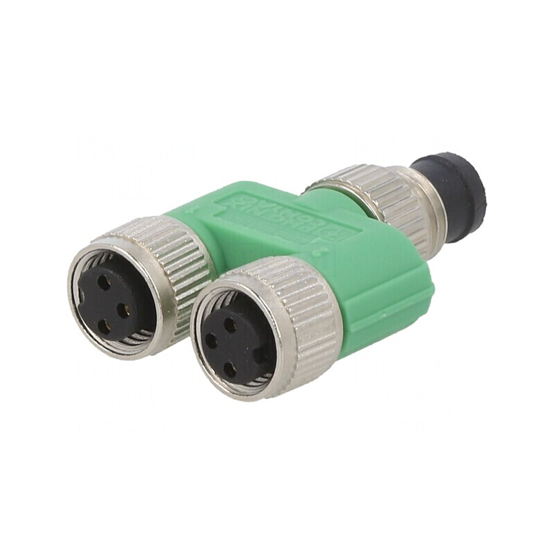 Splitter M8 IP67 1xTată la 2xMamă | Electronic-mag.ro | Componente Electronice