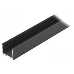 Profil aluminiu negru pentru module LED 2m VARIO30-02 | Electronic-mag.ro | Componente Electronice