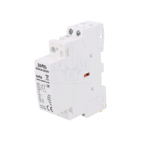 Contactor 2-polar 25A 24VDC NOx2 STM-25-20 | Electronic-mag.ro | Componente Electronice
