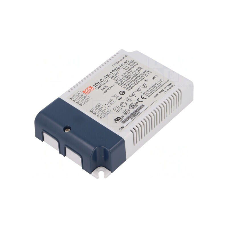 Alimentator LED 45W 26-43VDC 1050mA | Electronic-mag.ro | Componente Electronice Alimentator LED 45W 26-43VDC 1050mA | Electronic-mag.ro | Componente Electronice