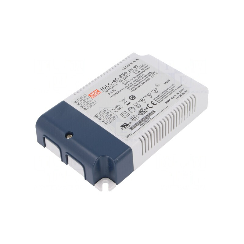 Alimentator LED 33W 57-95VDC 350mA IP20 | Electronic-mag.ro | Componente Electronice Alimentator LED 33W 57-95VDC 350mA IP20 | Electronic-mag.ro | Componente Electronice