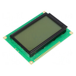 Afișaj LCD Grafic 128x64 FSTN cu LED Gri 93x70x13.6mm | Electronic-mag.ro | Componente Electronice