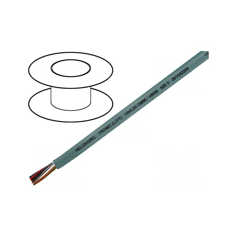 Cablu LiYY 52x0,34mm2 neecranat 500V gri | Electronic-mag.ro | Componente Electronice Cablu LiYY 52x0,34mm2 neecranat 500V gri | Electronic-mag.ro | Componente Electronice