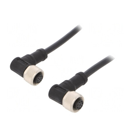 Cablu senzori/automatizări M12-M12 1m 8 pini | Electronic-mag.ro | Componente Electronice