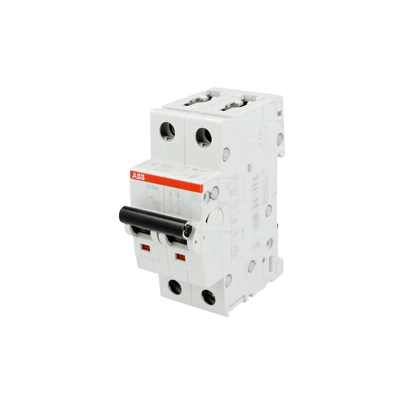 Întrerupător de supracurent 10A 2 poli 230/400VAC | Electronic-mag.ro | Componente Electronice