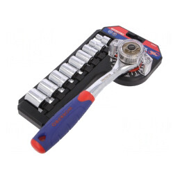 Set Chei Tubulare Hexagonale 10 Bucăți Oțel | Electronic-mag.ro | Componente Electronice