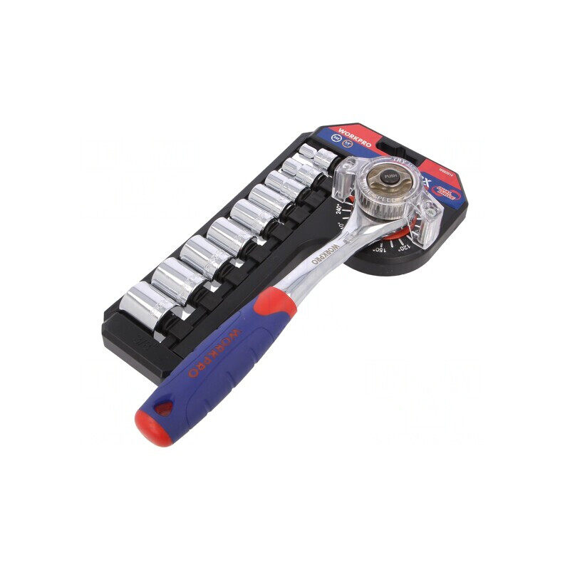 Set Chei Tubulare Hexagonale 10 Bucăți Oțel | Electronic-mag.ro | Componente Electronice