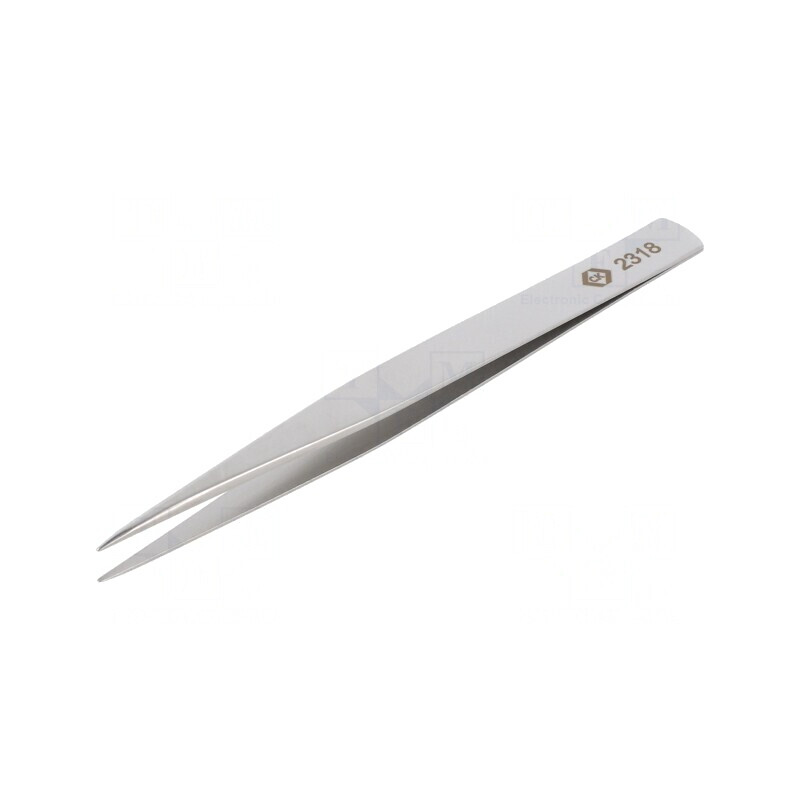 Pensetă Dreaptă 130mm pentru Lucrări de Precizie | Electronic-mag.ro | Componente Electronice