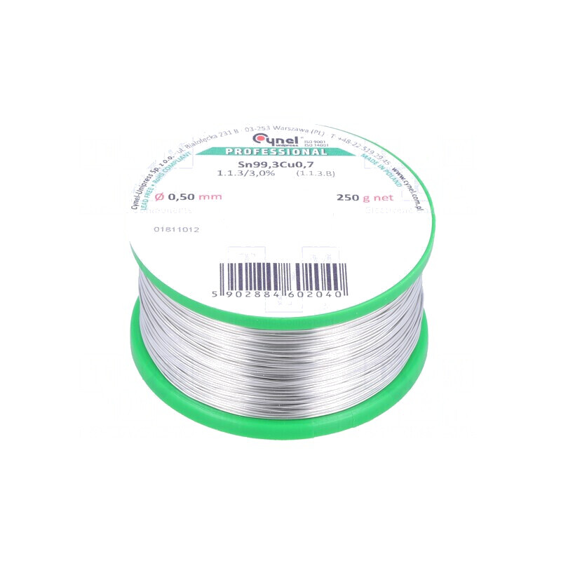 Sârmă de Lipit fără Plumb 0,5mm 250g | Electronic-mag.ro | Componente Electronice Sârmă de Lipit fără Plumb 0,5mm 250g | Electronic-mag.ro | Componente Electronice