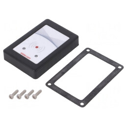 Carcasa IP65 80,5x55x13,5mm Policarbonat Neagră | Electronic-mag.ro | Componente Electronice