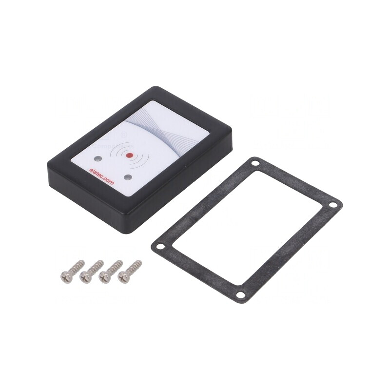 Carcasa IP65 80,5x55x13,5mm Policarbonat Neagră | Electronic-mag.ro | Componente Electronice