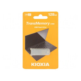 Pendrive USB 3.2 128GB Argintiu BIWAKO | Electronic-mag.ro | Componente Electronice