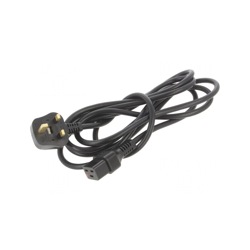 Cablu Alimentare Blocare 3m UK-IEC C19 | Electronic-mag.ro | Componente Electronice