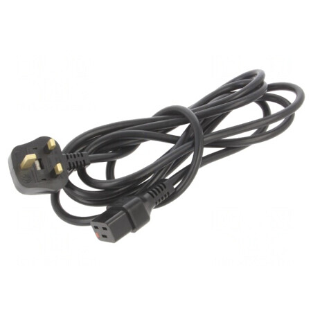 Cablu Alimentare Blocare 3m UK-IEC C19 | Electronic-mag.ro | Componente Electronice