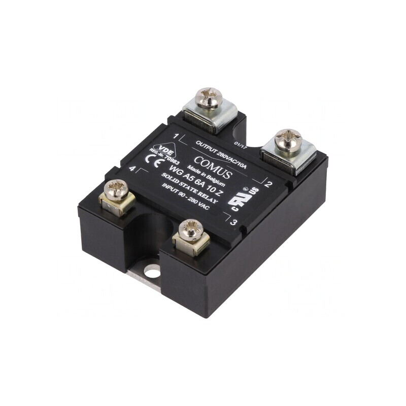 Releu Semiconductor 1-Fazat 10A 24-280VAC | Electronic-mag.ro | Componente Electronice
