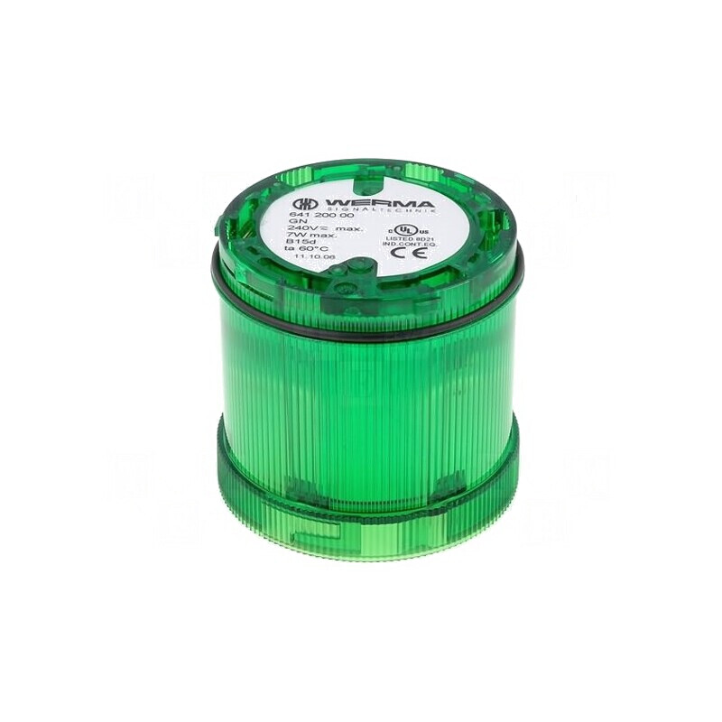 Semnalizator Luminos Verde BA15D 12-240V | Electronic-mag.ro | Componente Electronice