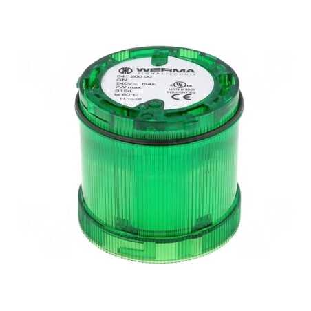 Semnalizator Luminos Verde BA15D 12-240V | Electronic-mag.ro | Componente Electronice