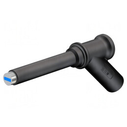 Terminal de măsurare neagră 7mm | Electronic-mag.ro | Componente Electronice