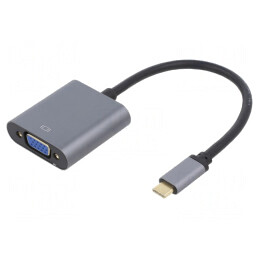 Adaptor USB-C la D-Sub 15pin HD 0,15m | Electronic-mag.ro | Componente Electronice