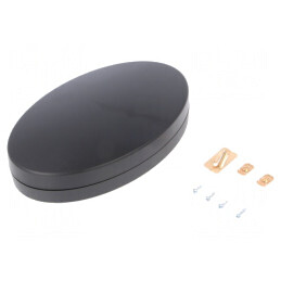 Carcasă Universală Neagră OVOTEK ABS 103x165x38mm | Electronic-mag.ro | Componente Electronice