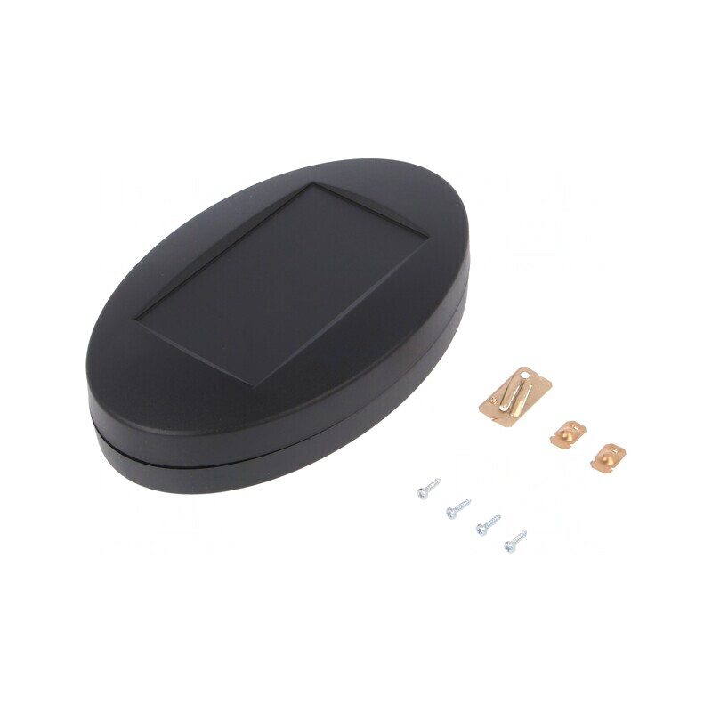 Carcasă universală OVOTEK ABS neagră 103x165x38mm | Electronic-mag.ro | Componente Electronice