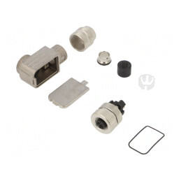 Conector M12 Mufă Mamă 5 Pin Ecranat Aurit IP67 60V