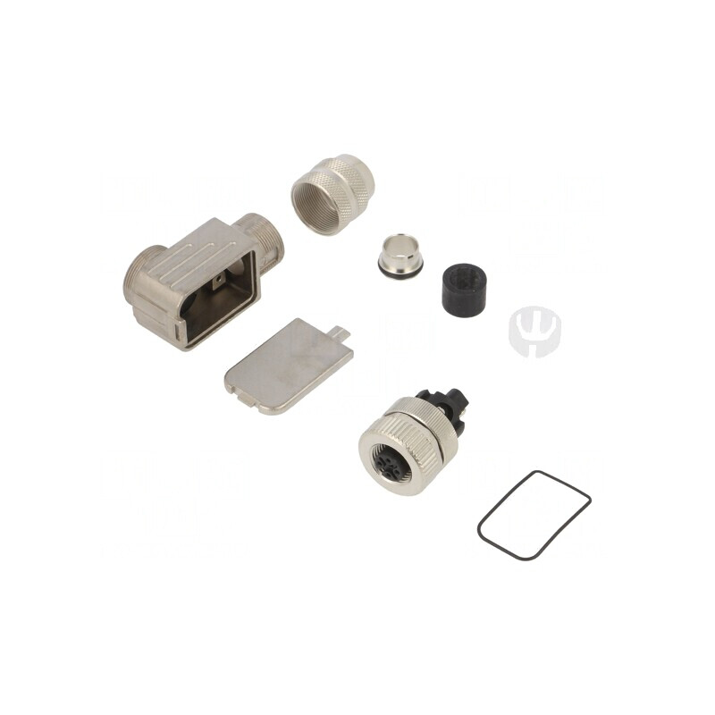 Conector M12 Mufă Mamă 5 Pin Ecranat Aurit IP67 60V | Electronic-mag.ro | Componente Electronice Conector M12 Mufă Mamă 5 Pin Ecranat Aurit IP67 60V | Electronic-mag.ro | Componente Electronice