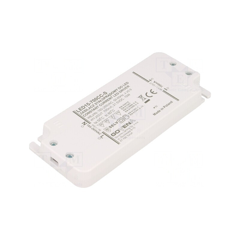 Alimentator LED 15W 700mA Slim | Electronic-mag.ro | Componente Electronice Alimentator LED 15W 700mA Slim | Electronic-mag.ro | Componente Electronice