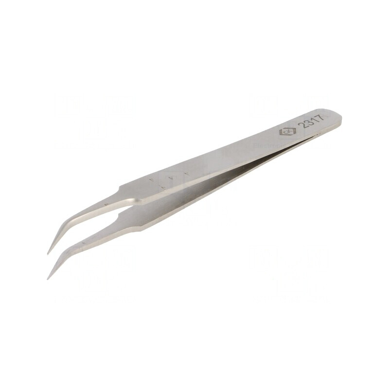 Pensetă Precizie 105mm Vârf Îngust Curbat | Electronic-mag.ro | Componente Electronice Pensetă Precizie 105mm Vârf Îngust Curbat | Electronic-mag.ro | Componente Electronice