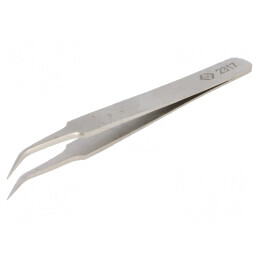 Pensetă Precizie 105mm Vârf Îngust Curbat | Electronic-mag.ro | Componente Electronice