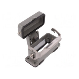 Carcasă conectori HDC 10A cu clichet drept | Electronic-mag.ro | Componente Electronice